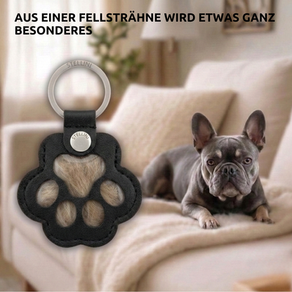 FurKeep Schlüsselanhänger Hund und Katze — Andenken mit Fell