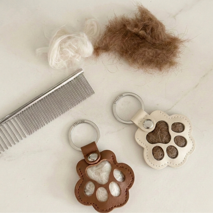 FurKeep Schlüsselanhänger Hund und Katze — Andenken mit Fell