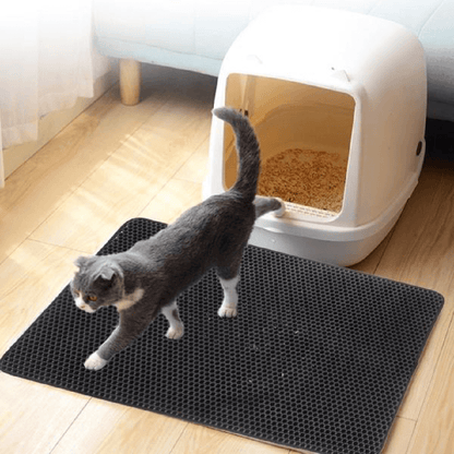 StepClean Katzenstreumatte — fängt Streu bei jedem Schritt