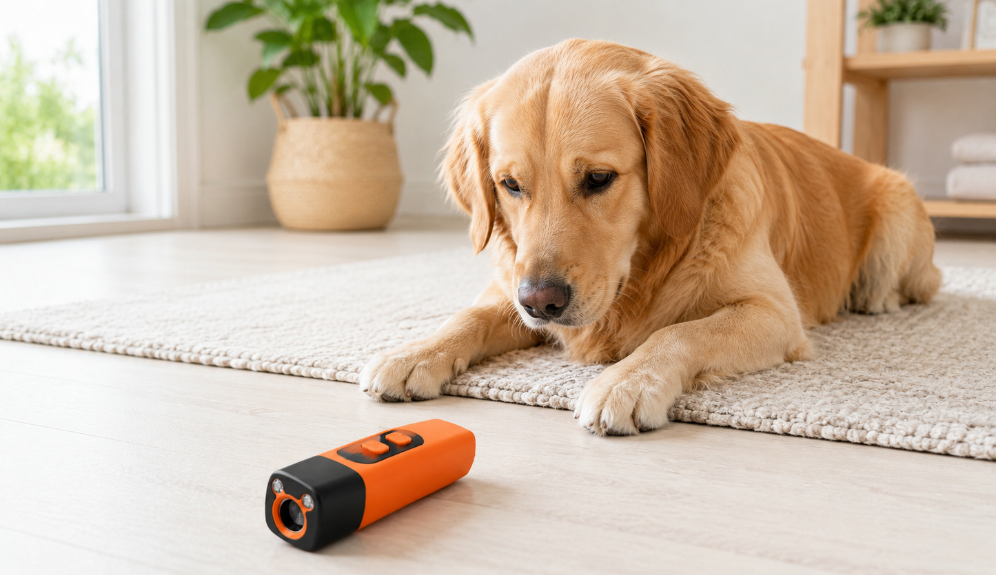 CalmTrainer Ultraschall-Hundetrainer — Bellen stoppen ohne Strafe