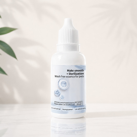 FreshCoat Tropfen – Trockenshampoo für Hunde. Sauberes Fell ohne Bad