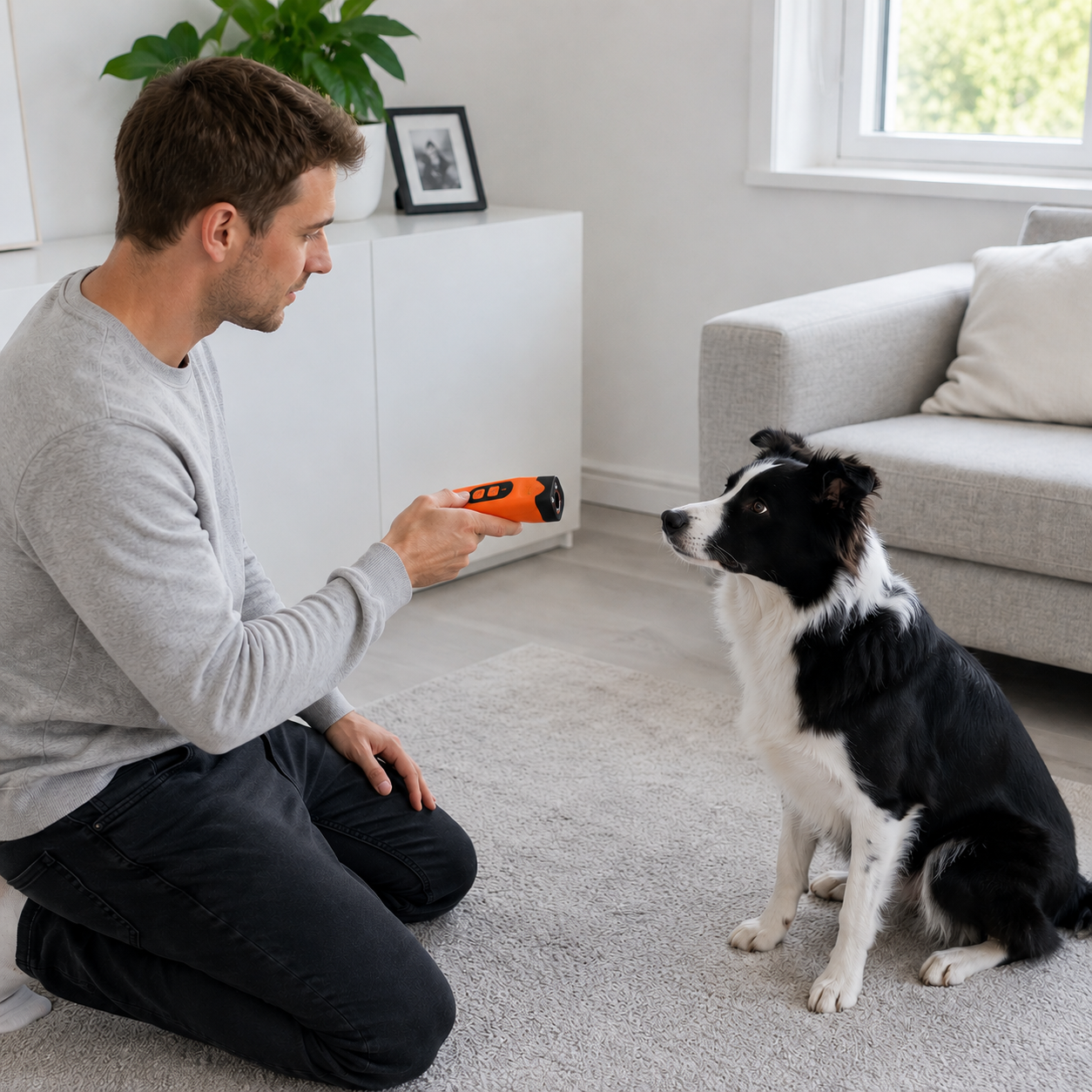 CalmTrainer Ultraschall-Hundetrainer — Bellen stoppen ohne Strafe