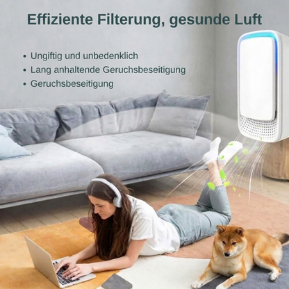 FreshGuard Luftreiniger — neutralisiert Tiergeruch