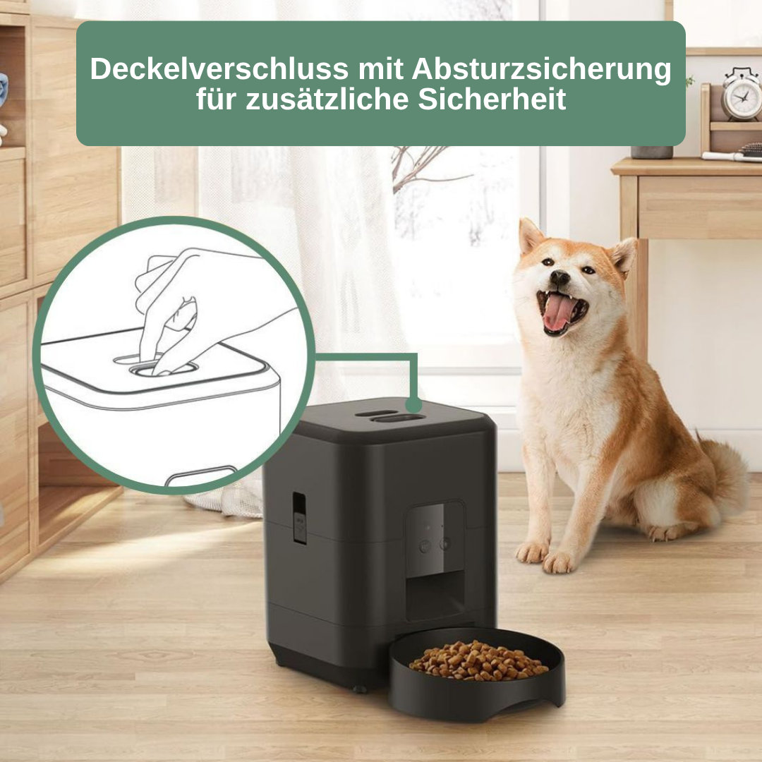 MealDrop automatischer Futterspender Hund und Katze — WLAN, Timer und App-Steuerung