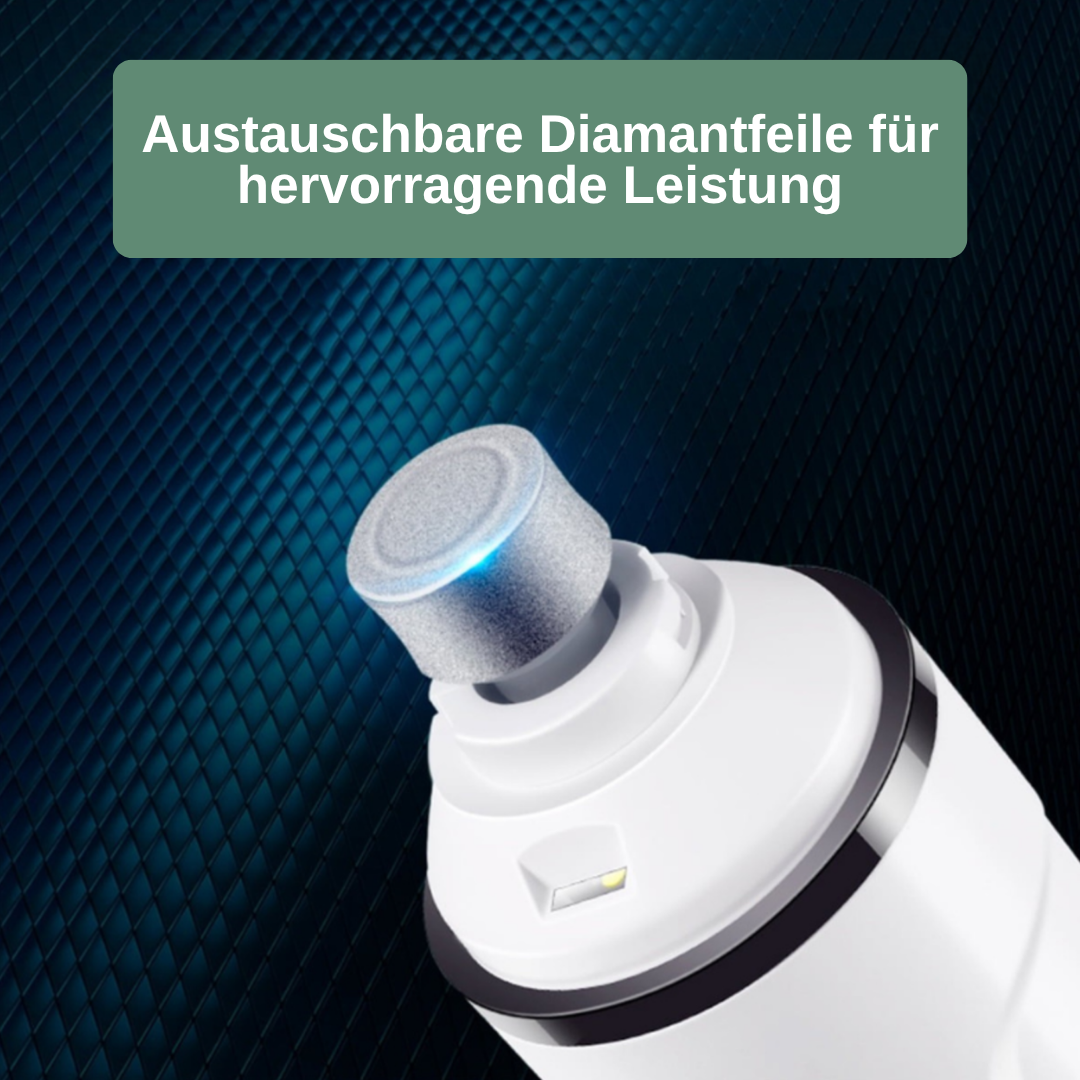 TrimZen elektrische Nagelfeile für Hunde und Katzen — leise, mit LED-Licht