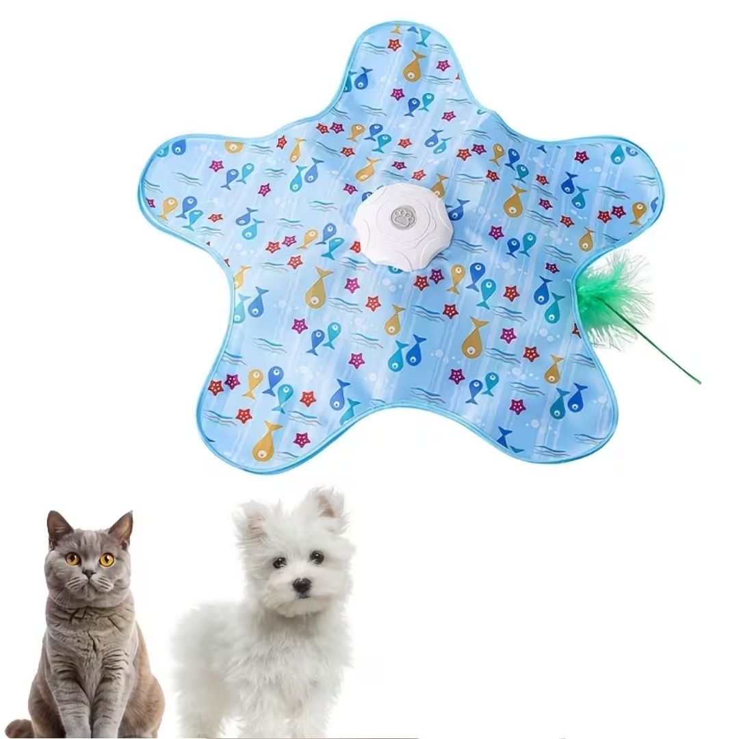 HuntMat Spielmatte Katze — automatisches Jagdspielzeug mit 4 Geschwindigkeiten
