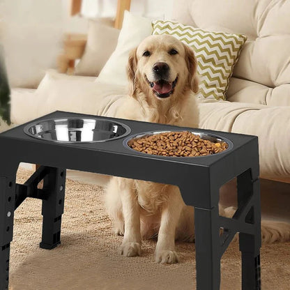 HappySpine Futtertisch Hund — erhöhter Napf, bequemes Fressen