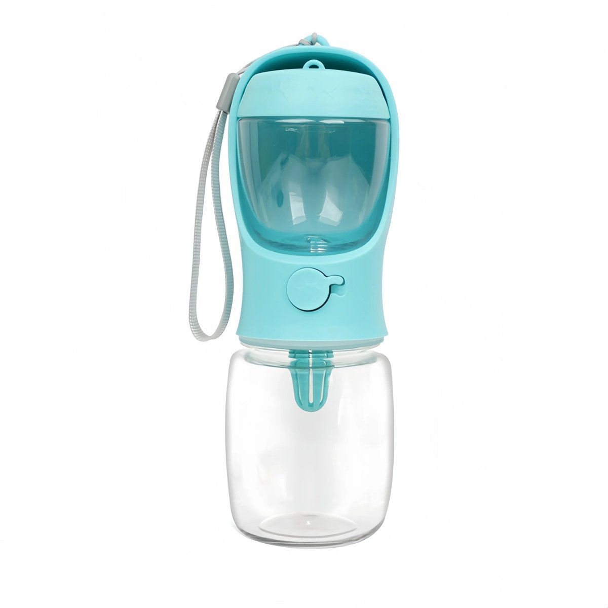 HydraBuddy 2-in-1 Trinkflasche – frisches Wasser und Futter für unterwegs.