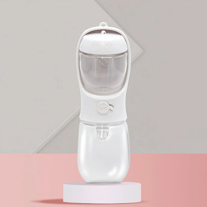 HydraBuddy 2-in-1 Trinkflasche – frisches Wasser und Futter für unterwegs.