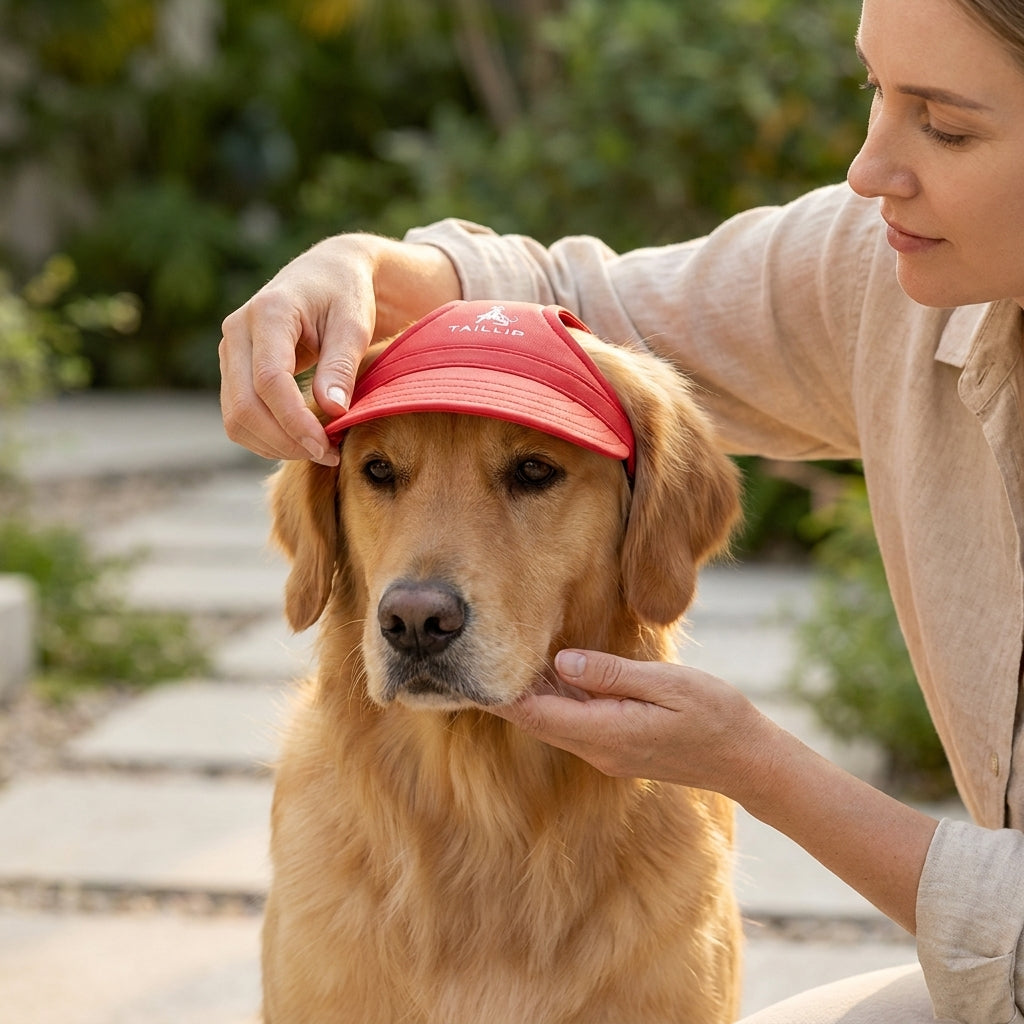 DogCap Sonnenschutz für Hunde — schützt Augen und Schnauze