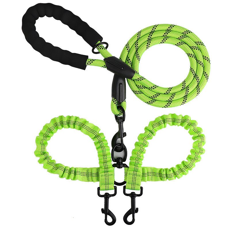 DuoWalk™ - Ontspannen wandelen met 2 hondenMaison Pets4776876665895-V2Groen