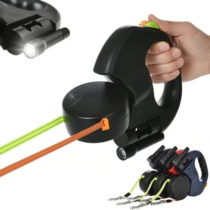 NightWalk™ - Twee honden. Nooit meer verstrengeld. Dag & nacht.Maison Pets5021651643272-V2Zwart