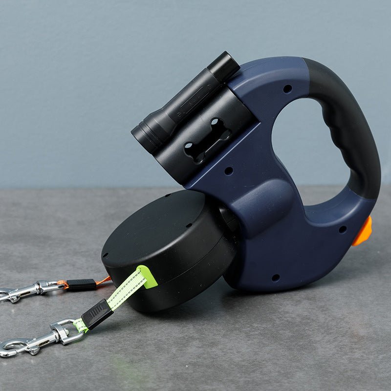 NightWalk™ - Twee honden. Nooit meer verstrengeld. Dag & nacht.Maison Pets5021651643270-V2Blauw