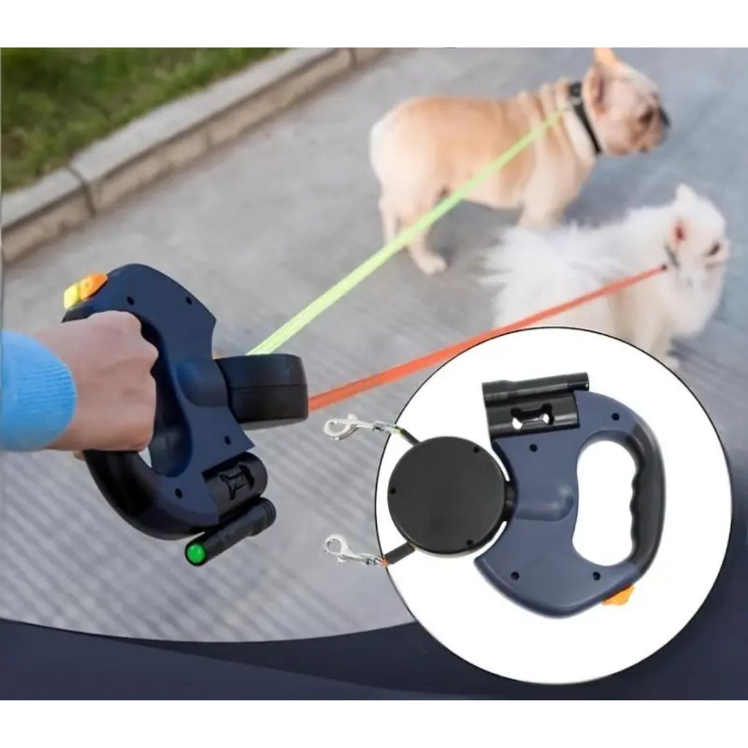 NightWalk™ - Twee honden. Nooit meer verstrengeld. Dag & nacht.Maison Pets5021651643270-V2Blauw