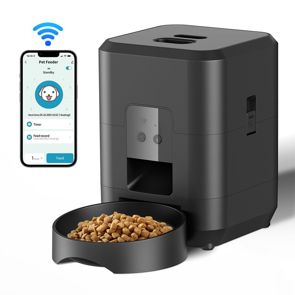 MealDrop™ automatische voerbak - Altijd op tijd, de juiste porties.Maison Pets14:10White WIFI FeederWit