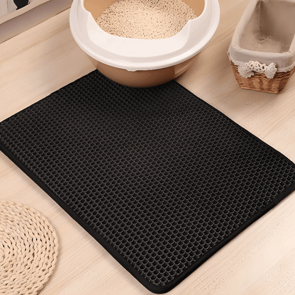 StepClean™ - Vangt kattengrit bij elke stapMaison PetsPF967-Small (30cmx30cm)-Jet BlackZwartSmall (30cmx30cm)