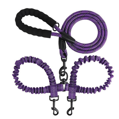 DuoWalk™ - Ontspannen wandelen met 2 hondenMaison Pets4776876665921-V2Rood