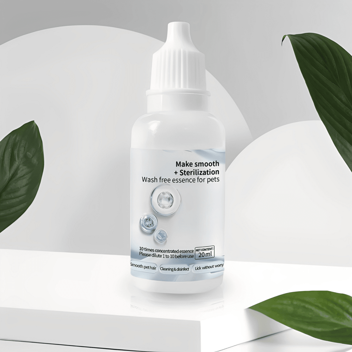 FreshCoat™ shampoo druppels - Schone vacht, zonder badMaison Pets036-0049 - Pack