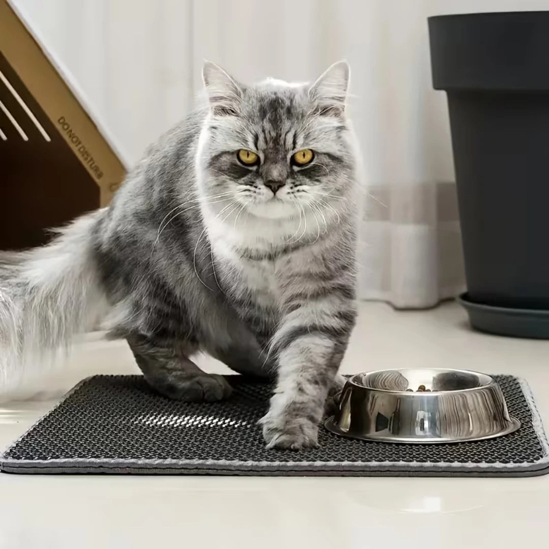 StepClean™ - Vangt kattengrit bij elke stapMaison PetsPF967-Small (30cmx30cm)-Jet BlackZwartSmall (30cmx30cm)