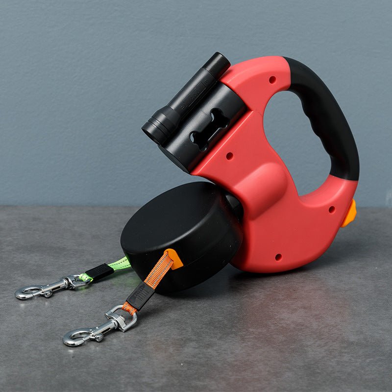 NightWalk™ - Twee honden. Nooit meer verstrengeld. Dag & nacht.Maison Pets5021651643271-V2Rood