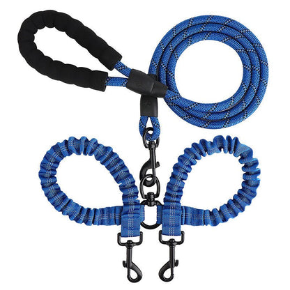 DuoWalk™ - Ontspannen wandelen met 2 hondenMaison Pets4776876665921-V2Rood